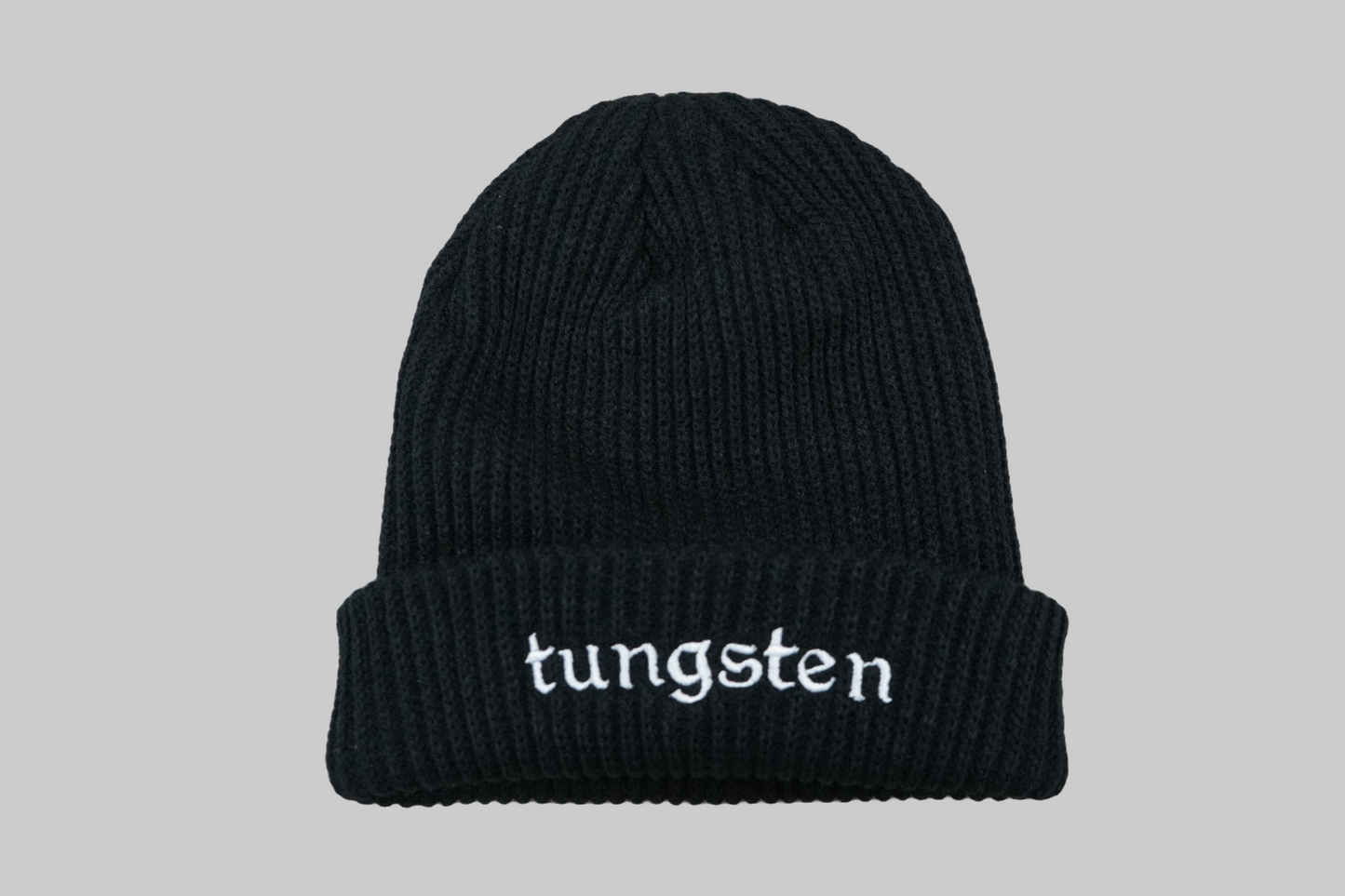014) Embroidered Ribbed Beanie