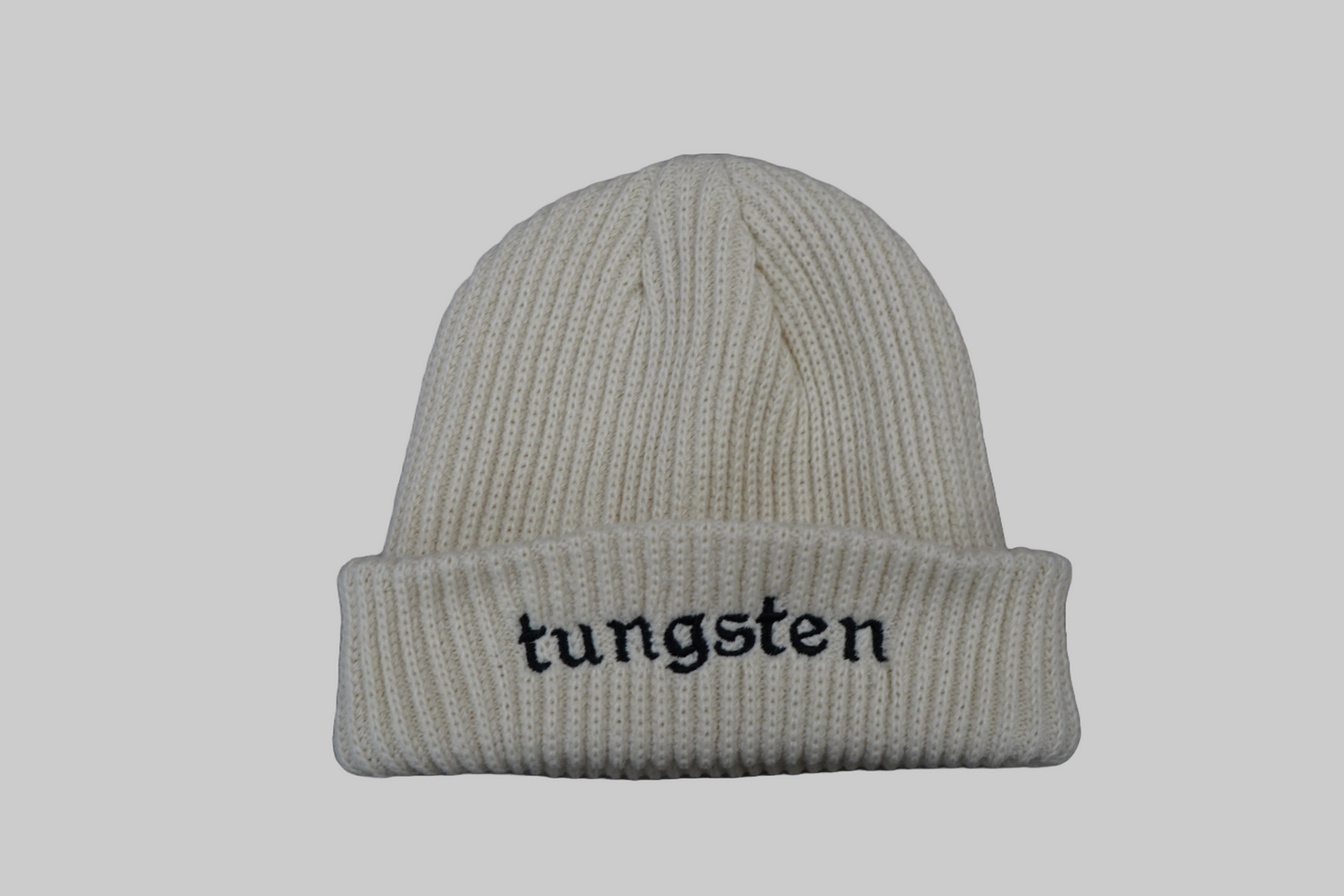 014) Embroidered Ribbed Beanie