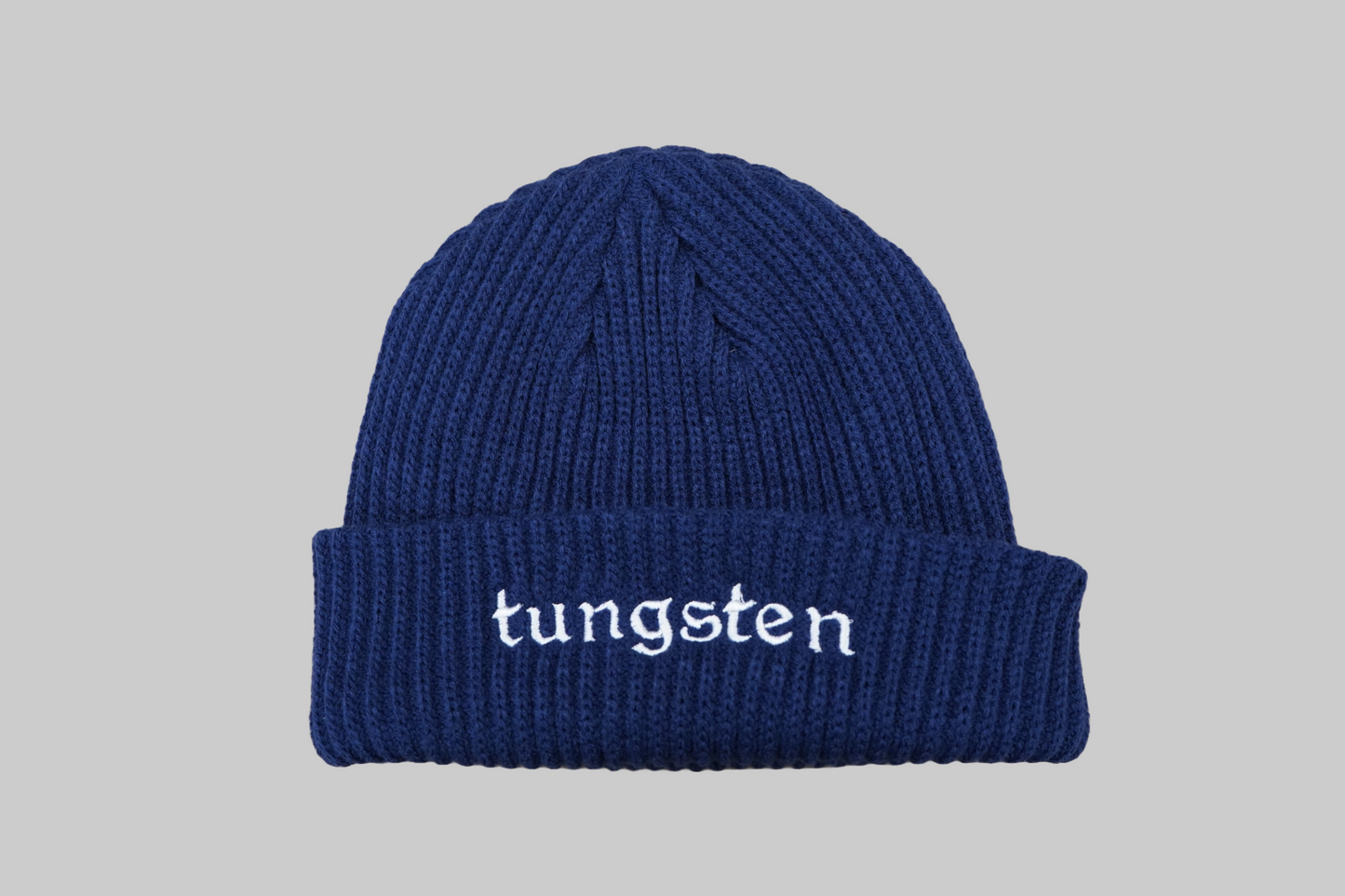 014) Embroidered Ribbed Beanie