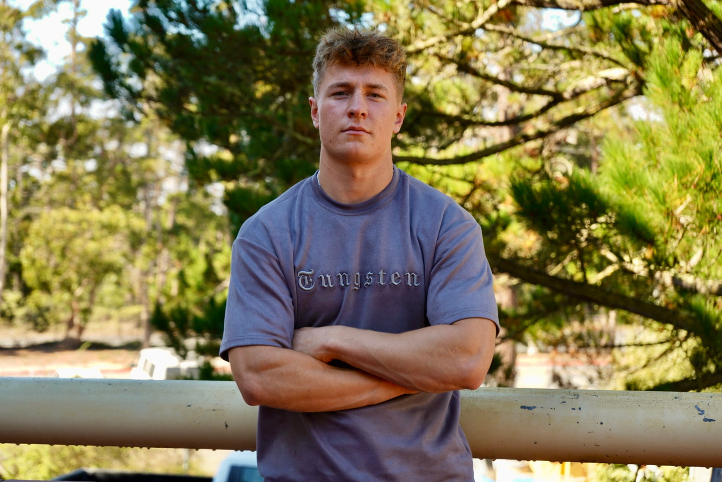 004) Embroidered Heavyweight Box Tee