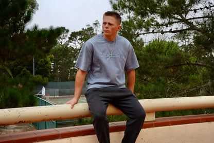 004) Embroidered Heavyweight Box Tee