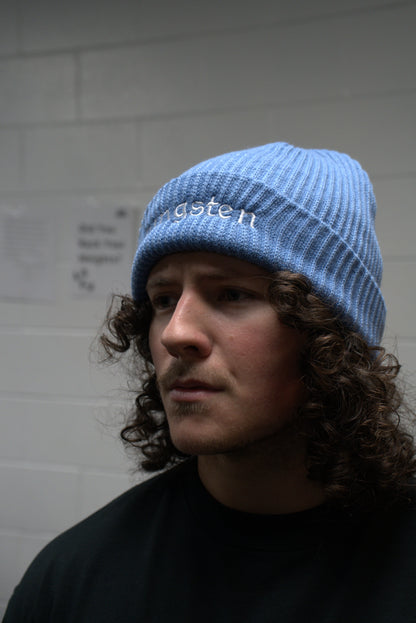 014) Embroidered Ribbed Beanie