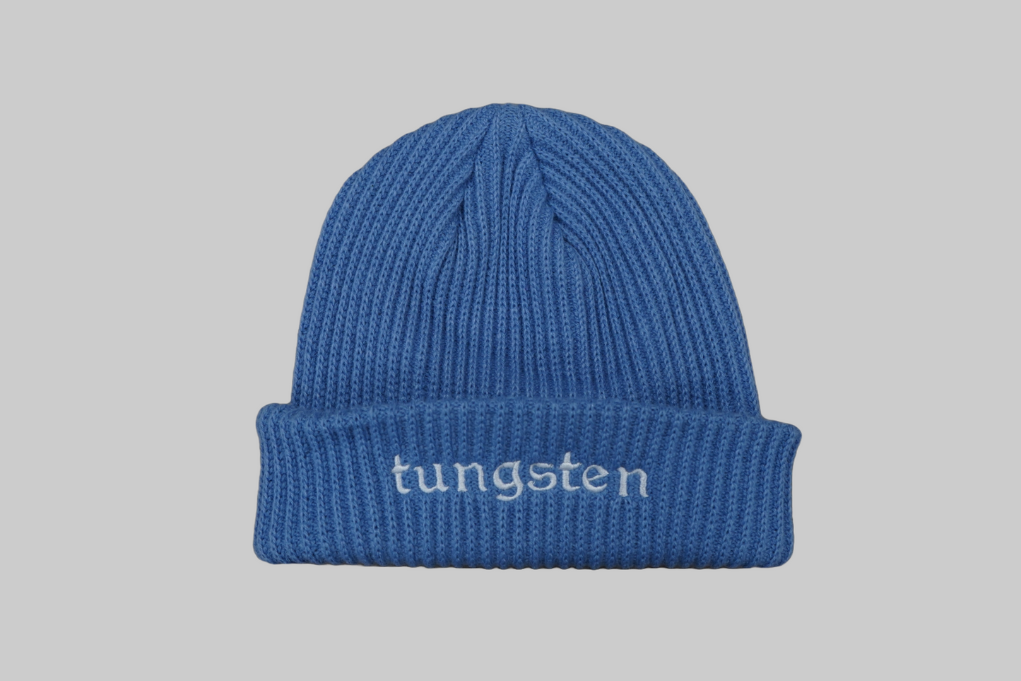 014) Embroidered Ribbed Beanie