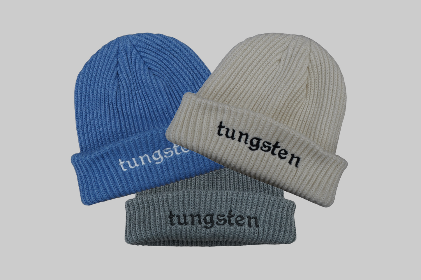 014) Embroidered Ribbed Beanie
