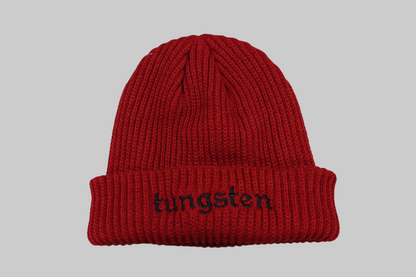 014) Embroidered Ribbed Beanie